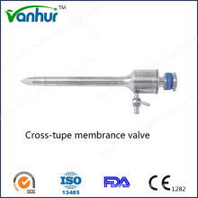 Reusable 10.5mm Laparoscopic Cross-Type Membrance Trocar